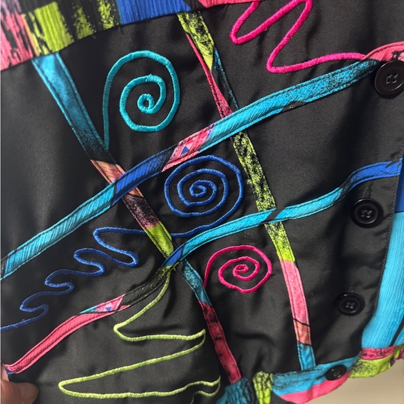 Vintage art to wear retro 80’s bomber Jacket 12 - Picture 15 of 16